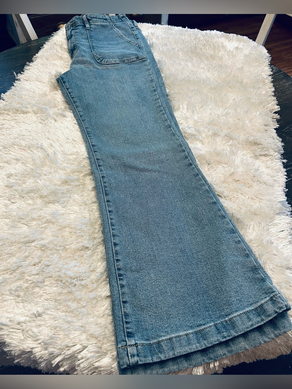 Super cute pair of Kenzie jeans.  Very well made. Size 12/31 with 29” inseam.
